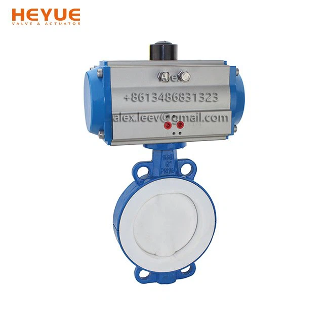 Пневматична дроселова клапа от PTFE